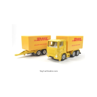 Scania R380 1694 bakwagen met aanhanger DHL